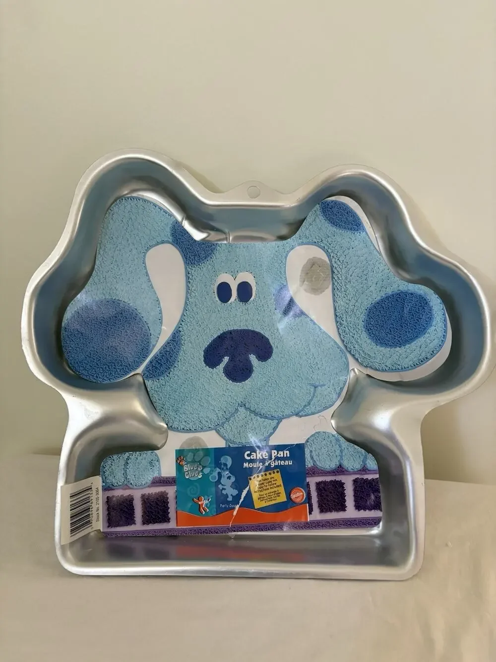 Vintage Wilton Blue's Clues Cake Pan w/Decorating Instructions 2003 Metal